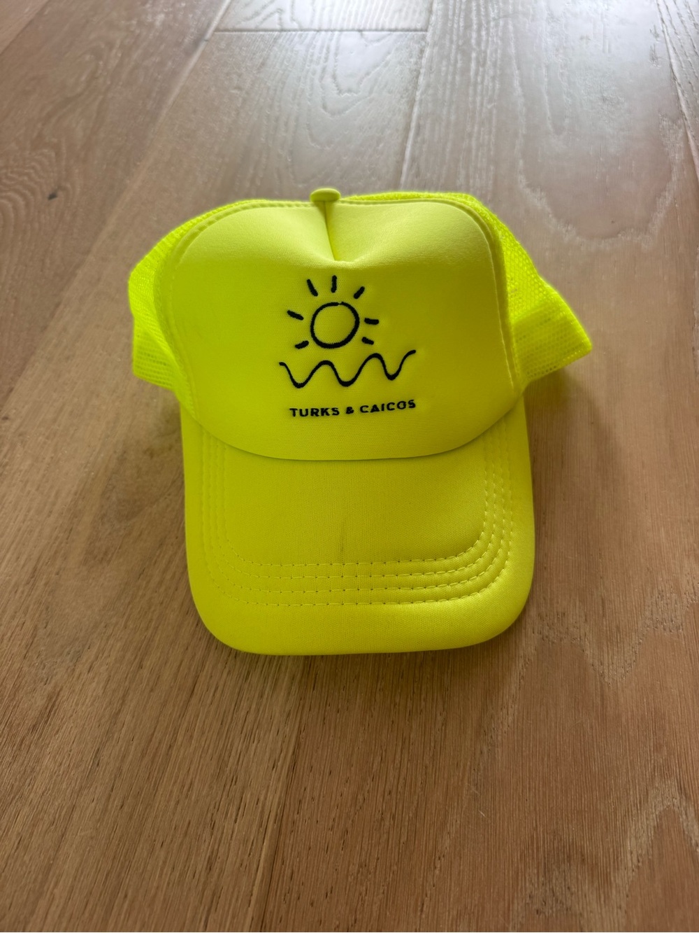 Neon trucker hat